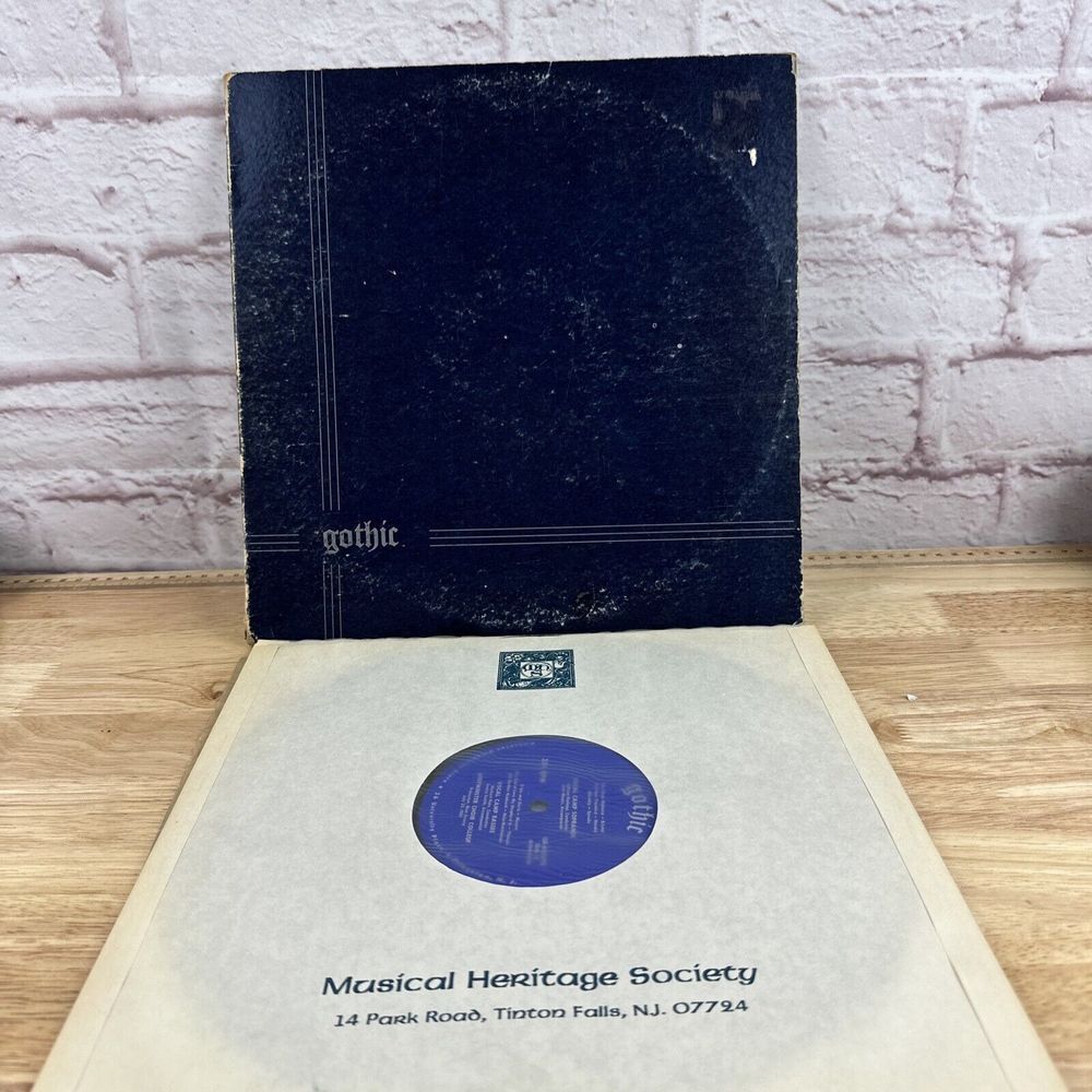 Rare New York philharmonic/westminster choir‎ Gothic Dream of Grotius Aircheck
